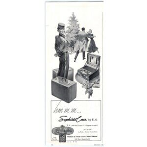 1948 Print Ad U.S. Rubber Golf Balls Christmas Gift Wrapped For Your Friends!